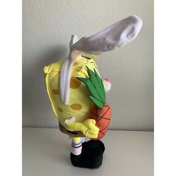 Spongebob Squarepants Easter Bunny Greeter Nickelodeon Plush Large 29” NWT - Picture 9 of 12